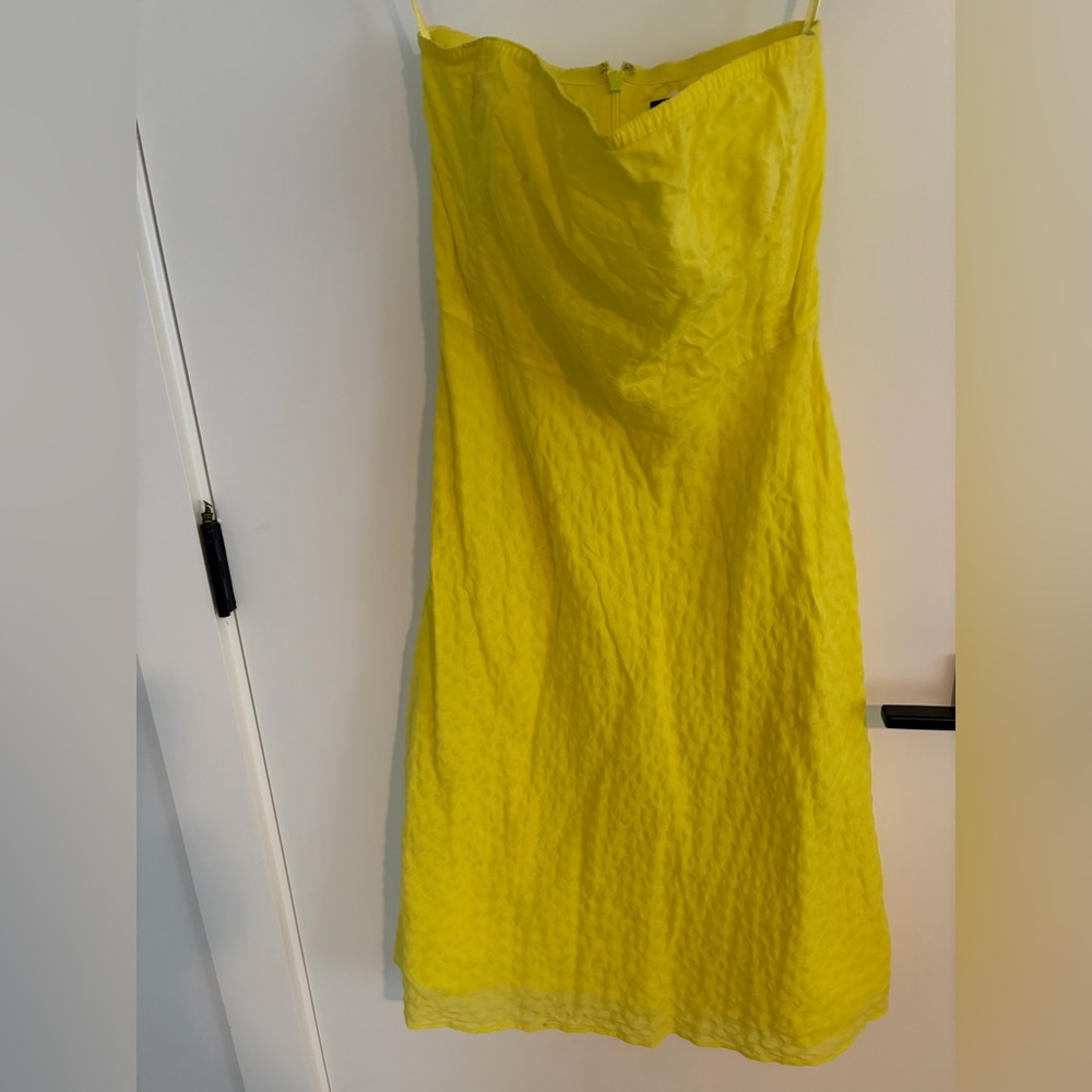 J. Crew Strapless Yellow Dress - Picture 6 of 6